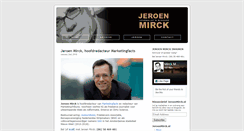Desktop Screenshot of jeroenmirck.nl