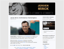 Tablet Screenshot of jeroenmirck.nl